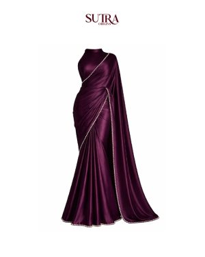 Premium hand work silk saree